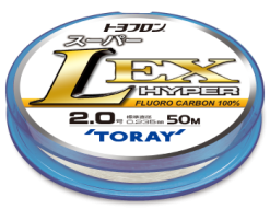 Toray Toyoflon Super L Â· EX Hyper Fluorocarbon Leader 50m (S75X)