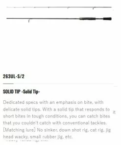 Shimano Bass One XT+ 26 Shimano Bass One XT+ -fishing tackle Sales 2023 263UL