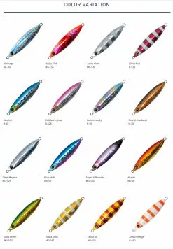 ZetZ Slow Blatt Cast WIDE 60gm -fishing tackle Sales 2023 Color chart d911245f 17f9 4ec1 8b39 600bd5572e46